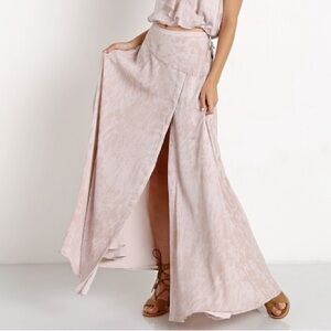 The Jetset Diaries Zambia Maxi Skirt - Blush (Size 8)